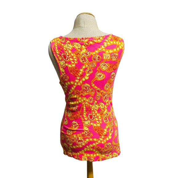Lilly Pulitzer Womens Sz S Sleeveless Cowl Neck Tank Top - Picture 2 of 9